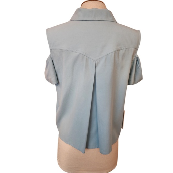 Alexander Wang Cutout Button Down Blouse - Picture 6 of 8